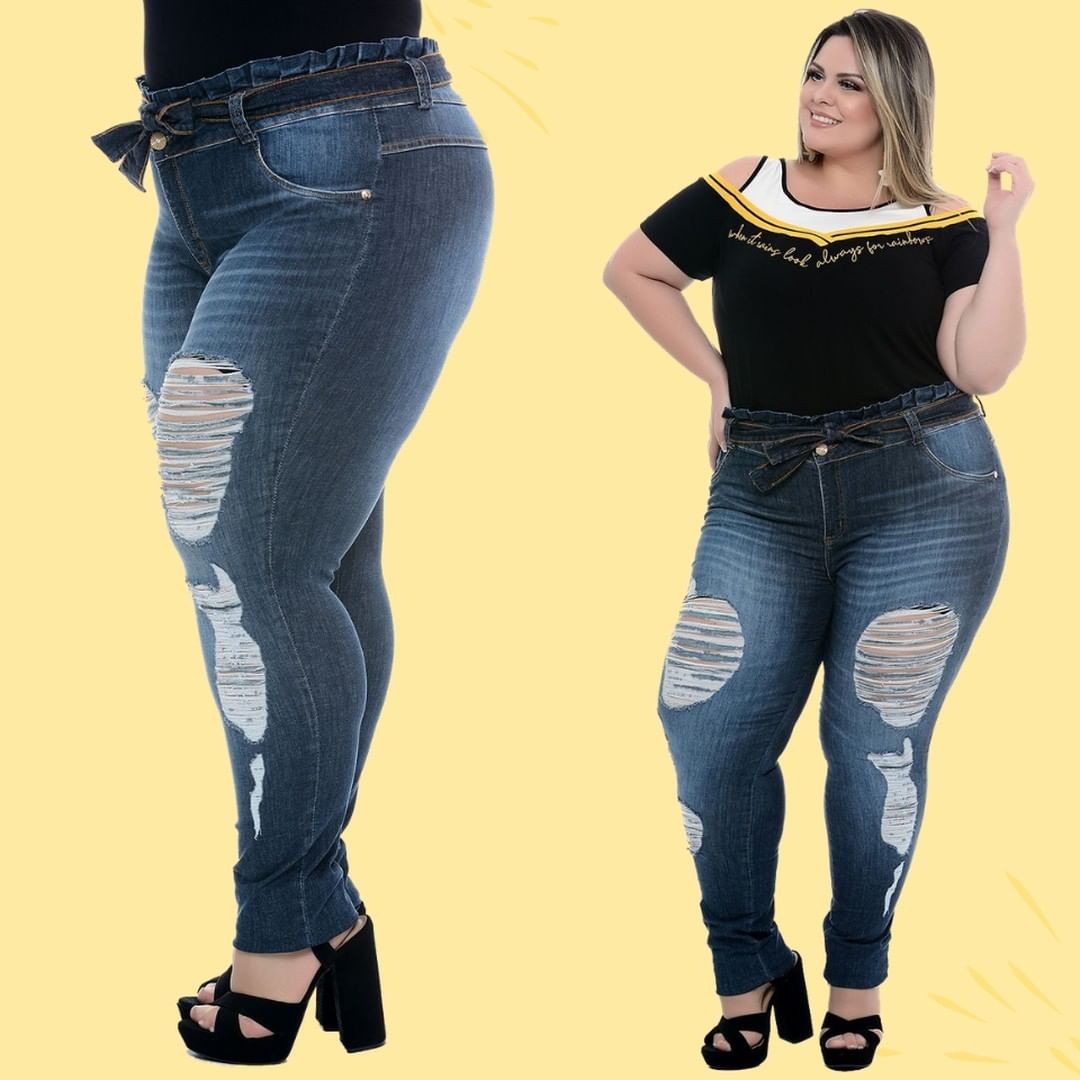 Descubra a calça jeans plus size perfeita para cada ocasião - Tendências de  Moda Plus Size Online